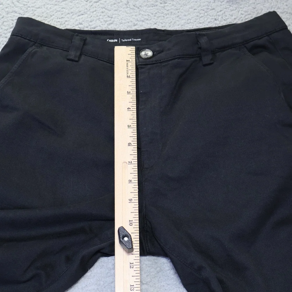 AG Adriano Goldschmied Caden Tailored Trouser Black Pants Mens 33x25.5